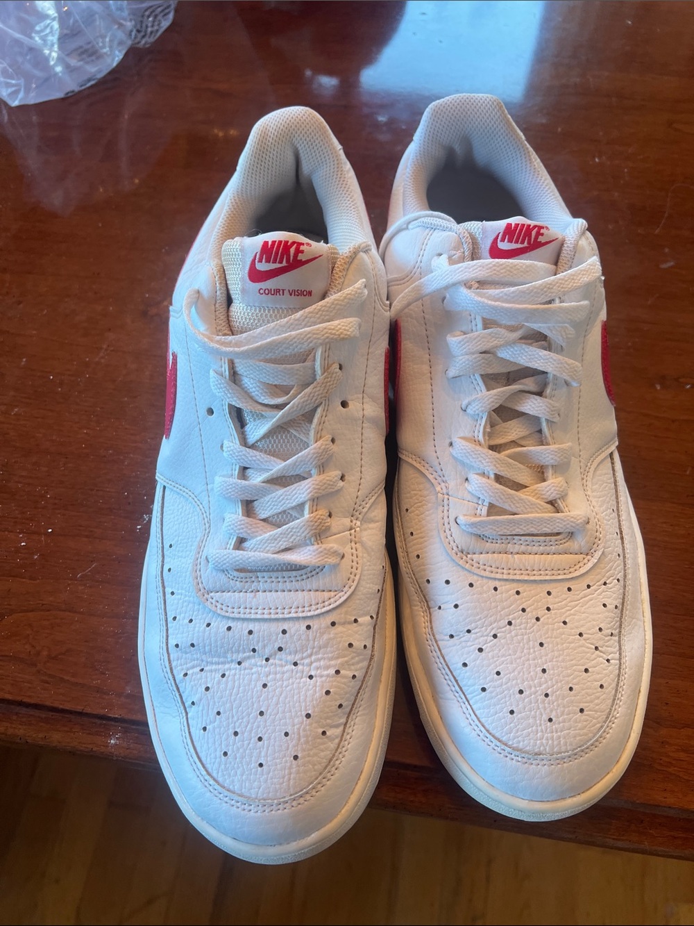 mens Nike Courts low university red mens size 13 used